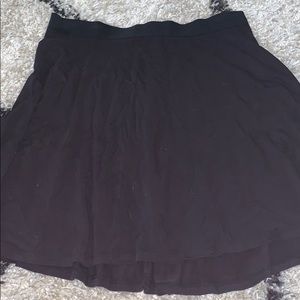 Black skater skirt